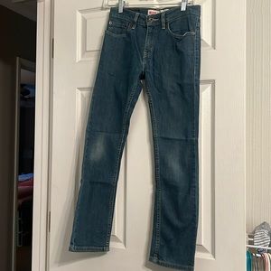 levi’s 511 boys mid wash blue jeans